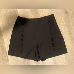 ZARA High Rise Shorts with Ruffles Size XS